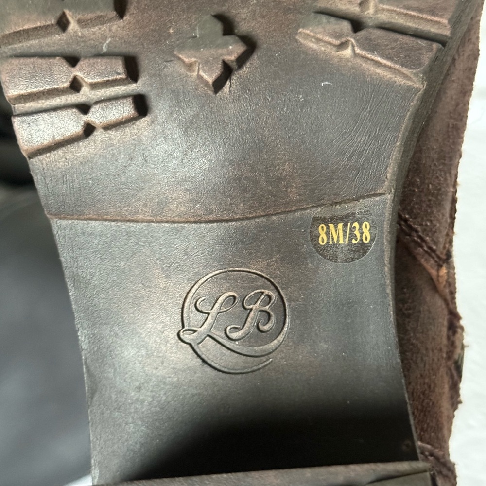 Lucky Brand brown distressed boots - Picture 9 of 10
